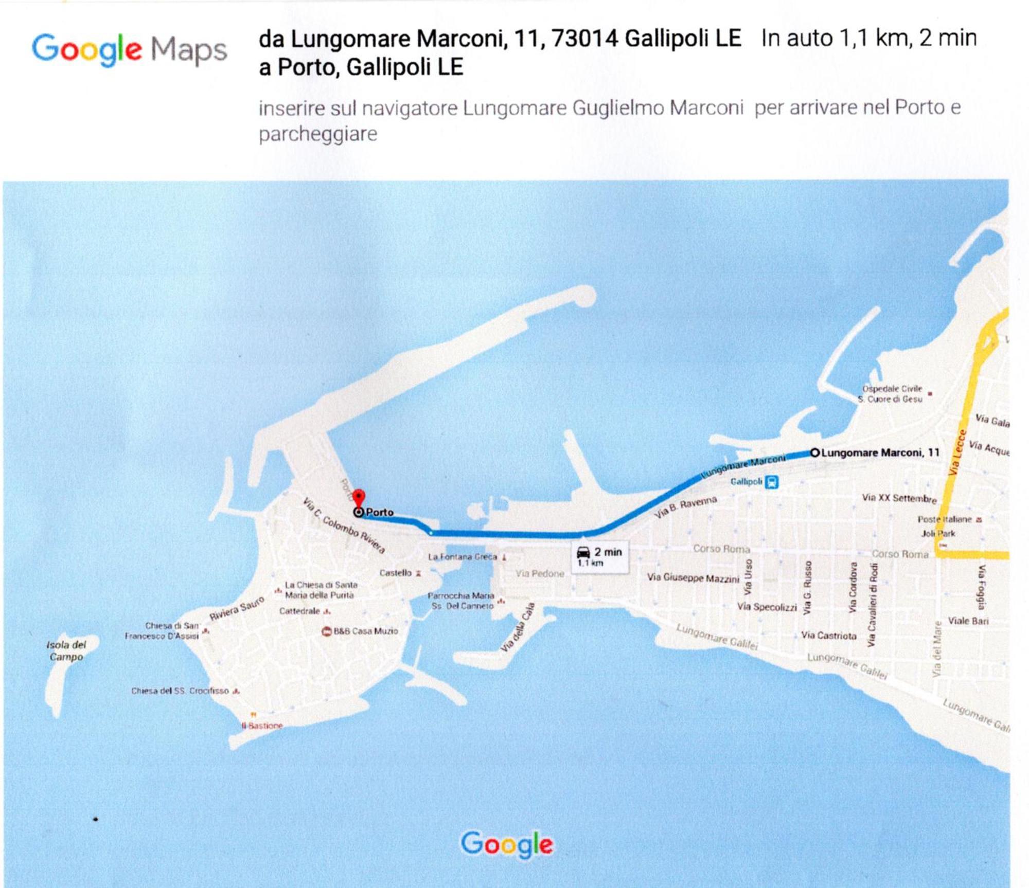 B&B Dimora Muzio And Restaurant Gallipoli Luaran gambar